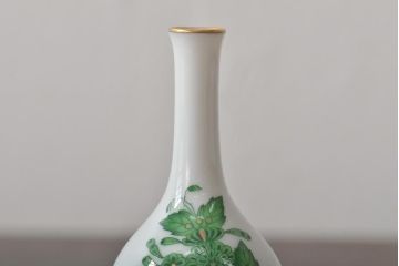 中古　ハンガリー　HEREND(ヘレンド)　ミニチュアベース3点セット(花瓶、花器、陶磁器)(R-044134)