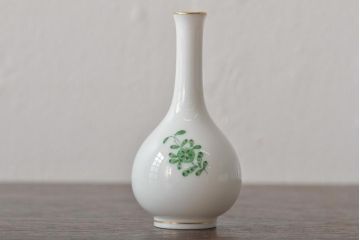 中古　ハンガリー　HEREND(ヘレンド)　ミニチュアベース3点セット(花瓶、花器、陶磁器)(R-044134)