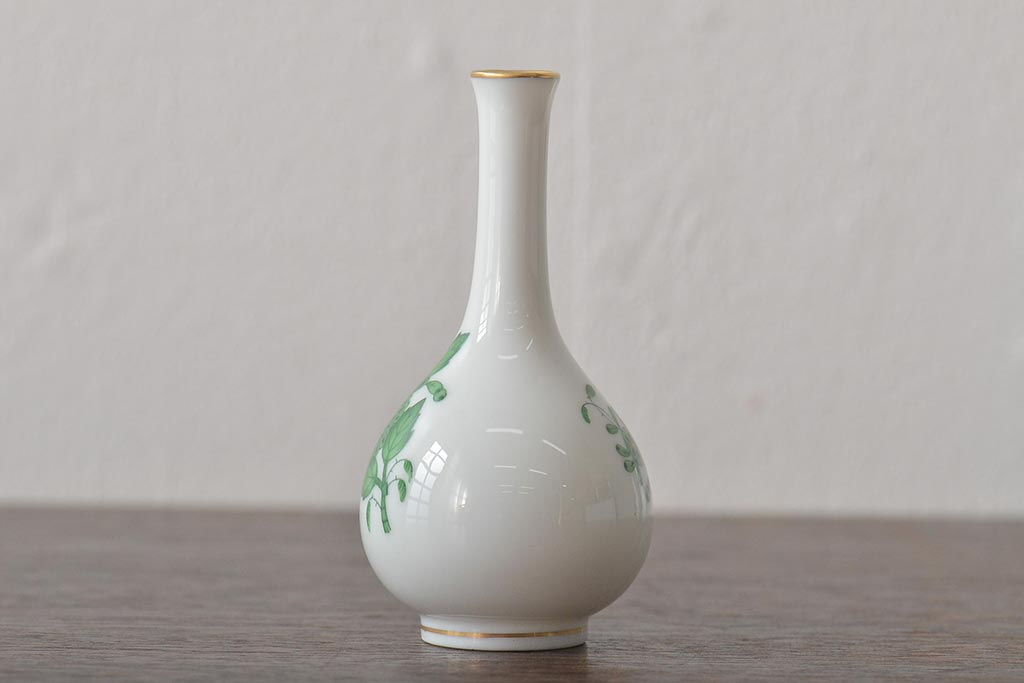 中古　ハンガリー　HEREND(ヘレンド)　ミニチュアベース3点セット(花瓶、花器、陶磁器)(R-044134)