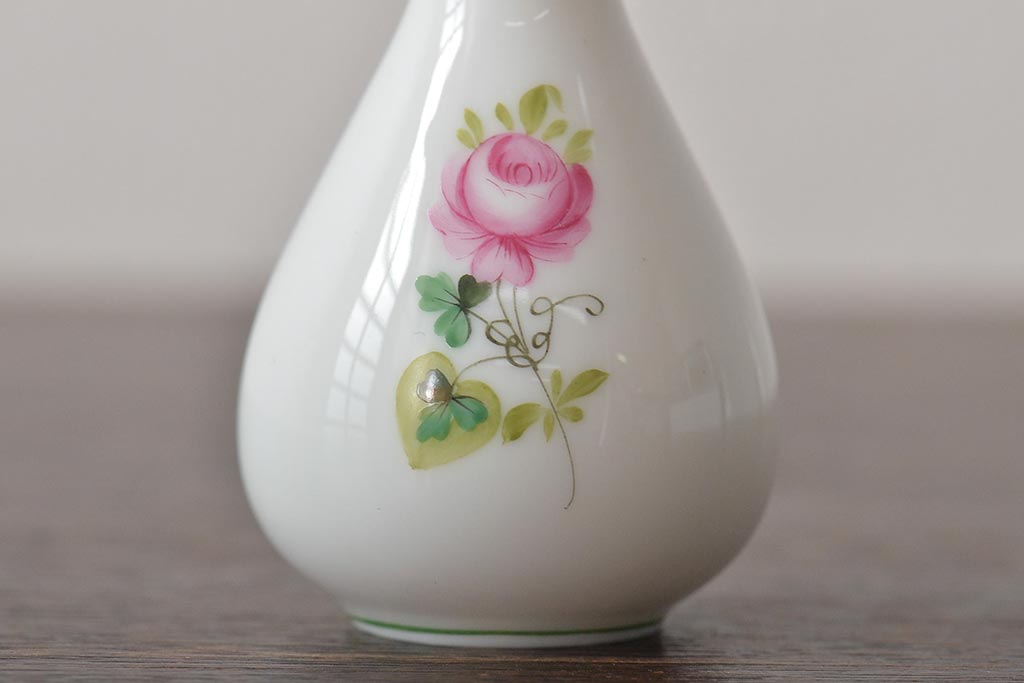 中古　ハンガリー　HEREND(ヘレンド)　ミニチュアベース3点セット(花瓶、花器、陶磁器)(R-044134)