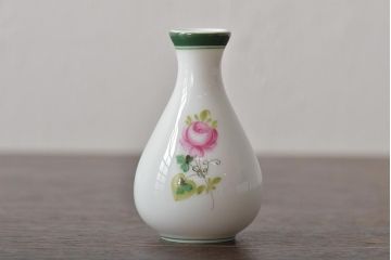 中古　ハンガリー　HEREND(ヘレンド)　ミニチュアベース3点セット(花瓶、花器、陶磁器)(R-044134)
