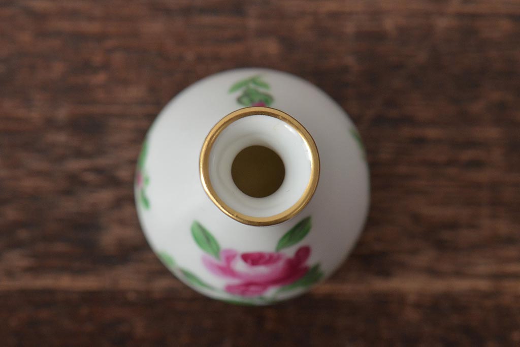 中古　ハンガリー　HEREND(ヘレンド)　ミニチュアベース3点セット(花瓶、花器、陶磁器)(R-044134)