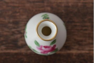 中古　ハンガリー　HEREND(ヘレンド)　ミニチュアベース3点セット(花瓶、花器、陶磁器)(R-044134)