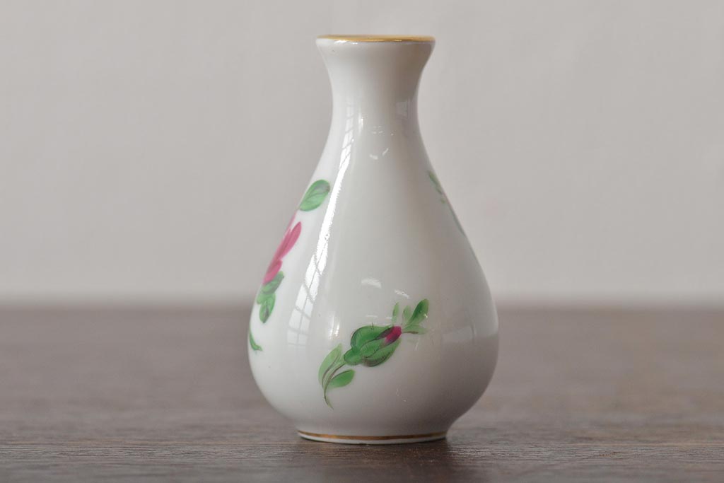 中古　ハンガリー　HEREND(ヘレンド)　ミニチュアベース3点セット(花瓶、花器、陶磁器)(R-044134)