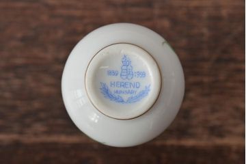 中古　ハンガリー　HEREND(ヘレンド)　ミニチュアベース3点セット(花瓶、花器、陶磁器)(R-044134)