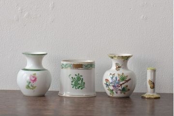中古　ハンガリー　HEREND(ヘレンド)　ミニチュアベース・ディスプレイ雑貨(フラワーベース、花瓶、花器、置物)(R-044135)