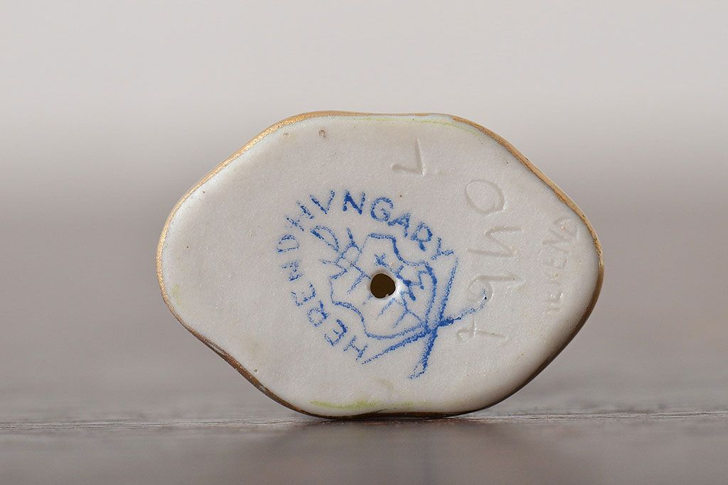 中古　ハンガリー　HEREND(ヘレンド)　ミニチュアベース・ディスプレイ雑貨(フラワーベース、花瓶、花器、置物)(R-044135)