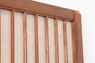 アンティーク建具　和製アンティーク　昭和中期　額入り障子　和の趣たっぷりの障子戸4枚セット(引き戸、障子戸)(R-044140)