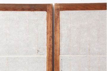 アンティーク建具　和製アンティーク　昭和中期　額入り障子　和の趣たっぷりの障子戸4枚セット(引き戸、障子戸)(R-044140)