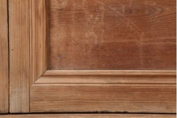 アンティーク建具　幅広サイズ　ガラス入り　和の風情漂う格子戸2枚セット(ガラス戸、建具、引き戸)(R-044143)
