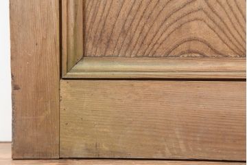 アンティーク建具　和製アンティーク　大正ロマン　桟のデザインがおしゃれなガラス戸1枚(引き戸、建具)(R-044144)