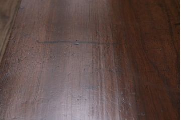 アンティーク家具　昭和レトロ　昭和初期　栓材　素朴さと味のある風合いが魅力の豆ちゃぶ台(ローテーブル、花台)(R-044147)