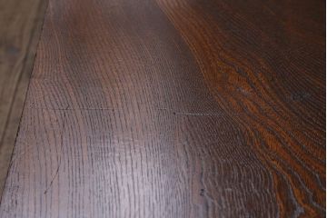 アンティーク家具　昭和レトロ　昭和初期　栓材　素朴さと味のある風合いが魅力の豆ちゃぶ台(ローテーブル、花台)(R-044148)