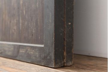 アンティーク建具　和製アンティーク　明治期　一枚板　格調高い和を演出する板戸2枚セット(建具、引き戸)(R-044163)