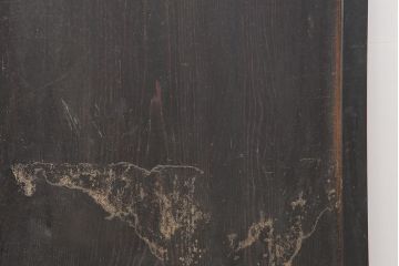 アンティーク建具　和製アンティーク　明治期　一枚板　格調高い和を演出する板戸2枚セット(建具、引き戸)(R-044163)