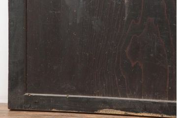 アンティーク建具　和製アンティーク　明治期　一枚板　格調高い和を演出する板戸2枚セット(建具、引き戸)(R-044163)