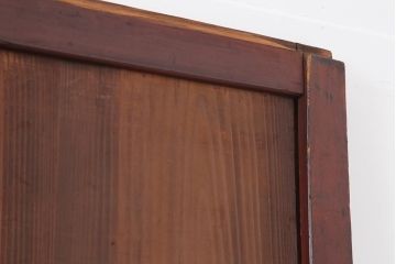 アンティーク建具 　和製アンティーク　明治大正期　趣あふれる障子帯戸4枚セット(障子戸、格子戸、板戸、建具、引き戸)(R-044164)