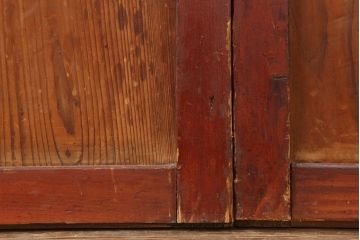 アンティーク建具 　和製アンティーク　明治大正期　趣あふれる障子帯戸4枚セット(障子戸、格子戸、板戸、建具、引き戸)(R-044164)