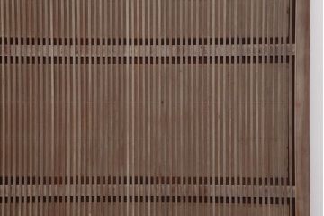 アンティーク建具　和製アンティーク　昭和初期　腰板ケヤキ材　裏障子付き　万本格子戸4枚セット(帯ガラス戸、引き戸)(R-044169)