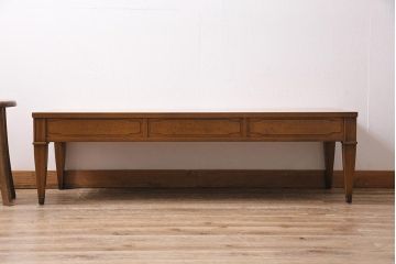 中古　DREXEL HERITAGE(ドレクセルヘリテイジ)　Triune(トライユン)　カクテルテーブル(センターテーブル、リビングテーブル)(定価約21万円)(R-044170)