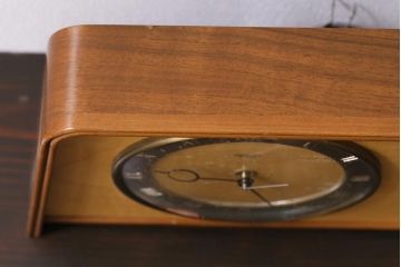 ジャンク品　ヴィンテージ雑貨　イギリス　SMITHS SECTRIC　置き時計(ディスプレイ雑貨、ビンテージ)(R-044177)