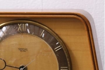 ジャンク品　ヴィンテージ雑貨　イギリス　SMITHS SECTRIC　置き時計(ディスプレイ雑貨、ビンテージ)(R-044177)