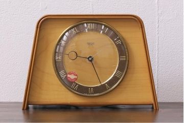 ジャンク品　ヴィンテージ雑貨　イギリス　SMITHS SECTRIC　置き時計(ディスプレイ雑貨、ビンテージ)(R-044177)