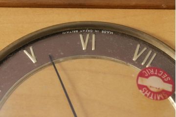 ジャンク品　ヴィンテージ雑貨　イギリス　SMITHS SECTRIC　置き時計(ディスプレイ雑貨、ビンテージ)(R-044177)