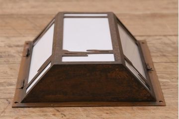 アンティーク雑貨　昭和初期　和の風情を感じさせる壁掛け照明カバー(ウォールカバー)(R-044178)