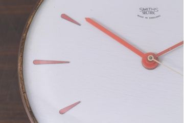 ジャンク品　ヴィンテージ雑貨　イギリス　SMITHS SECTRIC　置き時計(ディスプレイ雑貨、ビンテージ)(R-044179)