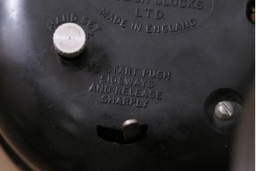 ジャンク品　ヴィンテージ雑貨　イギリス　SMITHS SECTRIC　置き時計(ディスプレイ雑貨、ビンテージ)(R-044179)