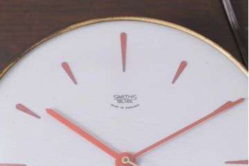 ジャンク品　ヴィンテージ雑貨　イギリス　SMITHS SECTRIC　置き時計(ディスプレイ雑貨、ビンテージ)(R-044179)