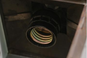アンティーク照明　昭和初期　和の雰囲気を高める吊り灯籠(灯篭、天井照明、吊り下げ照明)(R-044180)