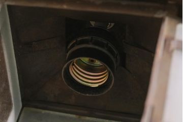 アンティーク照明　昭和初期　和の雰囲気を高める吊り灯籠(灯篭、天井照明、吊り下げ照明)(R-044182)