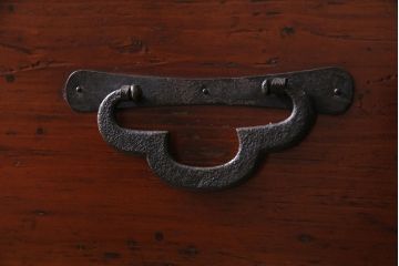 アンティーク家具　和製アンティーク　明治大正期　前面ヒノキ(檜)材　和の趣溢れる佇まいが魅力の重ね箪笥(タンス、衣装箪笥、引き出し)(R-044183)