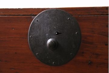 アンティーク家具　和製アンティーク　明治大正期　前面ヒノキ(檜)材　和の趣溢れる佇まいが魅力の重ね箪笥(タンス、衣装箪笥、引き出し)(R-044183)