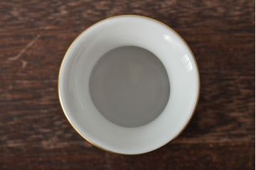 ドイツ　MEISSEN(マイセン)　フラワー朝顔・カップ&ソーサー　ドラゴン・ミニフラワーベース(洋食器、花器、花瓶)(R-044184)