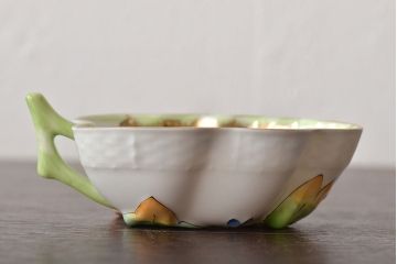 中古　ハンガリー　HEREND(ヘレンド)　ヴィクトリア・ブーケ　オープンシュガー　スモールボウル(シュガーポット、小鉢、洋食器)(R-044185)