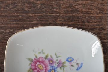 ハンガリー　HOLLOHAZA(ホロハーザ)　スクエアプレート　ディスプレイ(小皿、置物、洋食器)(R-044186)