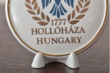 ハンガリー　HOLLOHAZA(ホロハーザ)　スクエアプレート　ディスプレイ(小皿、置物、洋食器)(R-044186)
