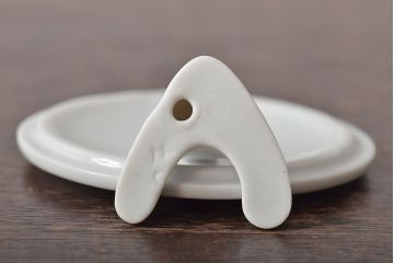 ハンガリー　HOLLOHAZA(ホロハーザ)　スクエアプレート　ディスプレイ(小皿、置物、洋食器)(R-044186)