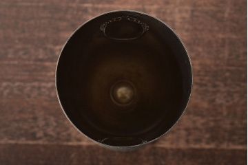 ヴィンテージ雑貨　おしゃれな小物入れになるシルバーメッキの真鍮製トロフィー(ディスプレイ、ビンテージ)(R-044188)