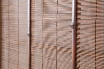 レトロ建具　昭和中期　和の風情を高める御簾戸4枚セット(簾戸、簀戸、葭戸、夏障子、夏戸、葦戸)(R-044191)