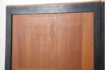 アンティーク建具　昭和初期　一枚板　上品な和の雰囲気漂う組子帯戸3枚セット(板戸、ガラス帯戸、引き戸)(R-044193)