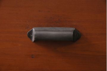 レトロ家具　昭和レトロ　前面ヒノキ材　コントラストが目を引くチェスト(衣装箪笥、引き出し、タンス)(R-044194)