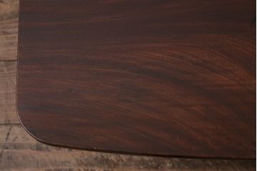 アンティーク家具　和製アンティーク　昭和初期　天板ケヤキ一枚板　ぬくもり感じるレトロなちゃぶ台(座卓、ローテーブル、折り畳みテーブル)(R-044201)