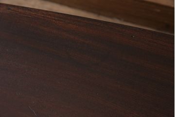 アンティーク家具　和製アンティーク　昭和初期　天板ケヤキ一枚板　ぬくもり感じるレトロなちゃぶ台(座卓、ローテーブル、折り畳みテーブル)(R-044201)