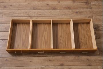 和製アンティーク　リメイク　小引き出し付きで便利な組み立て式裁ち板(座机、ローテーブル、作業台)(R-044202)