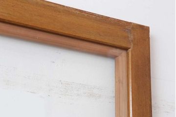 レトロ建具　昭和中期　ノスタルジックな雰囲気漂うガラス戸1枚(引き戸、建具)(R-044209)