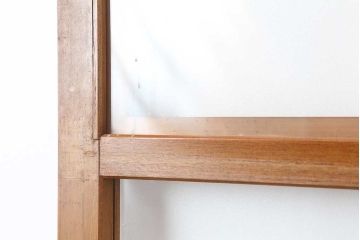 レトロ建具　昭和中期　ノスタルジックな雰囲気漂うガラス戸1枚(引き戸、建具)(R-044209)